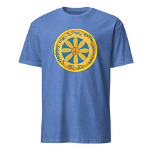 Haight Ashbury Refugee - Summer of Love 50th Anniversary - Blue - Unisex Basic Softstyle T-Shirt | Gildan 64000 - 3 Colors