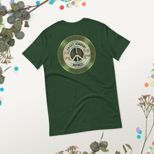 Haight Ashbury Refugee - Green Logo - Unisex Staple T-Shirt | Bella + Canvas 3001