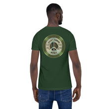 Haight Ashbury Refugee - Green Logo - Unisex Staple T-Shirt | Bella + Canvas 3001