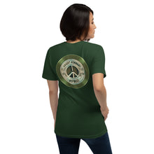 Haight Ashbury Refugee - Green Logo - Unisex Staple T-Shirt | Bella + Canvas 3001