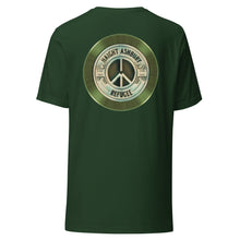 Haight Ashbury Refugee - Green Logo - Unisex Staple T-Shirt | Bella + Canvas 3001