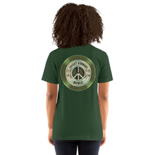 Haight Ashbury Refugee - Green Logo - Unisex Staple T-Shirt | Bella + Canvas 3001