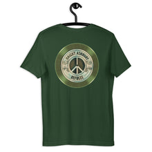 Haight Ashbury Refugee - Green Logo - Unisex Staple T-Shirt | Bella + Canvas 3001