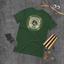 Haight Ashbury Refugee - Green Logo - Unisex Staple T-Shirt | Bella + Canvas 3001