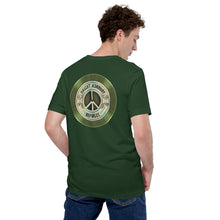 Haight Ashbury Refugee - Green Logo - Unisex Staple T-Shirt | Bella + Canvas 3001