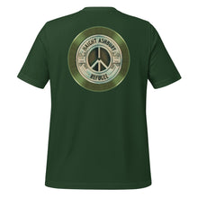 Haight Ashbury Refugee - Green Logo - Unisex Staple T-Shirt | Bella + Canvas 3001