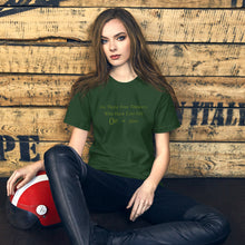 Haight Ashbury Refugee - Green Logo - Unisex Staple T-Shirt | Bella + Canvas 3001