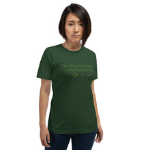 Haight Ashbury Refugee - Green Logo - Unisex Staple T-Shirt | Bella + Canvas 3001