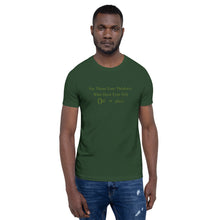 Haight Ashbury Refugee - Green Logo - Unisex Staple T-Shirt | Bella + Canvas 3001