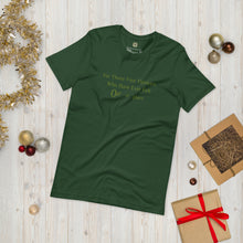 Haight Ashbury Refugee - Green Logo - Unisex Staple T-Shirt | Bella + Canvas 3001