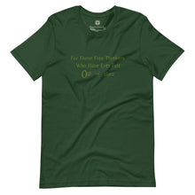 Haight Ashbury Refugee - Green Logo - Unisex Staple T-Shirt | Bella + Canvas 3001