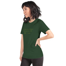 Haight Ashbury Refugee - Green Logo - Unisex Staple T-Shirt | Bella + Canvas 3001