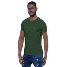 Haight Ashbury Refugee - Green Logo - Unisex Staple T-Shirt | Bella + Canvas 3001