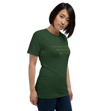 Haight Ashbury Refugee - Green Logo - Unisex Staple T-Shirt | Bella + Canvas 3001