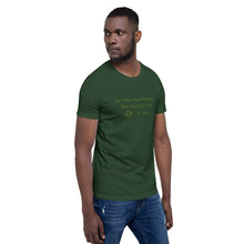 Haight Ashbury Refugee - Green Logo - Unisex Staple T-Shirt | Bella + Canvas 3001