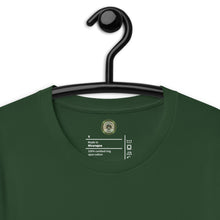 Haight Ashbury Refugee - Green Logo - Unisex Staple T-Shirt | Bella + Canvas 3001