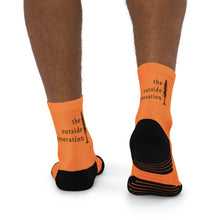 The Outside Generation - Tree Ankle Socks - Orange