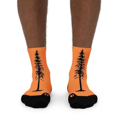 The Outside Generation - Tree Ankle Socks - Orange