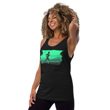 The Outside Generation - Female Runner - Green - Men's Staple Tank Top - Bella + Canvas 3480