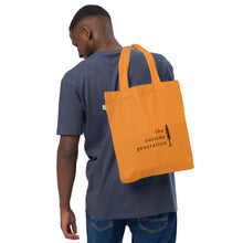 The Outside Generation - Organic Fashion Logo Tote Bag  - EarthPositive EP75