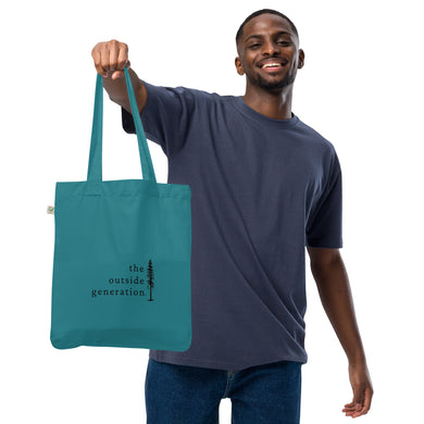 The Outside Generation - Organic Fashion Logo Tote Bag  - EarthPositive EP75