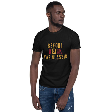 Before Rock Was Classic - Vintage 1 - Unisex Basic Softstyle T-Shirt | Gildan 64000