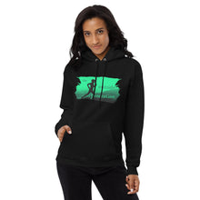 The Outside Generation - Female Runner - Green - Unisex Fleece Hoodie - Hanes P170