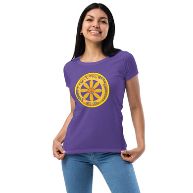 Summer of Love 50th Anniversary - Purple - Women's Fitted T-Shirt - Next Level 1510