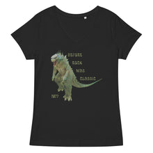 Before Rock Was Classic - Godzilla - Women’s Fitted V-Neck T-Shirt - B&C TW045