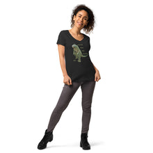 Before Rock Was Classic - Godzilla - Women’s Fitted V-Neck T-Shirt - B&C TW045