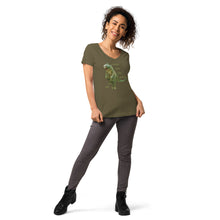 Before Rock Was Classic - Godzilla - Women’s Fitted V-Neck T-Shirt - B&C TW045