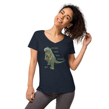 Before Rock Was Classic - Godzilla - Women’s Fitted V-Neck T-Shirt - B&C TW045