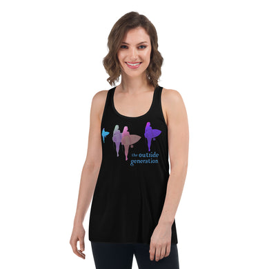 The Outside Generation - Water Girl - Women's Flowy Racerback Tank - Bella + Canvas 8800