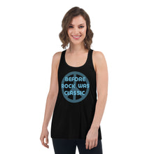 Before Rock Was Classic - Peace 2 - Women's Flowy Racerback Tank - Bella + Canvas 8800