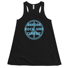 Before Rock Was Classic - Peace 2 - Women's Flowy Racerback Tank - Bella + Canvas 8800