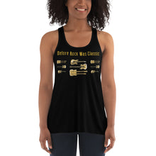 Before Rock Was Classic - Guitar Trio - Women's Flowy Racerback Tank - Bella + Canvas 8800