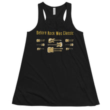 Before Rock Was Classic - Guitar Trio - Women's Flowy Racerback Tank - Bella + Canvas 8800