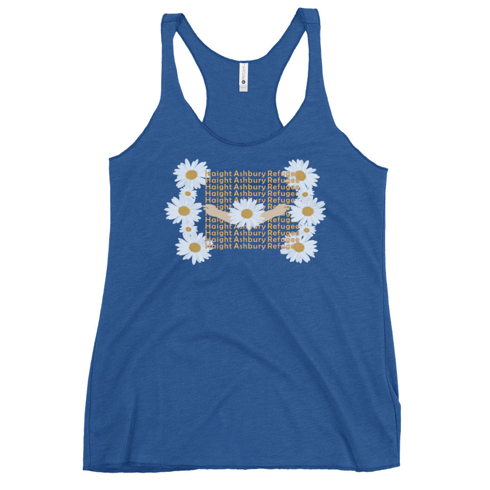 Haight Ashbury Refugee - Daisy 1 - Women's Racerback - Next Level 6733