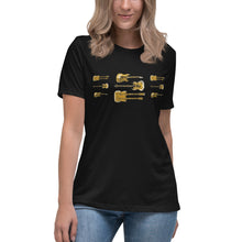 Before Rock Was Classic - Guitar Trio - Women's Relaxed T-Shirt - Bella + Canvas 6400